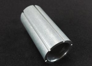 China Customized Aluminum Grooved Bushing Silver Oxidation 30 X 60 X 20 mm on sale