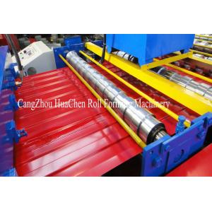 Colored Metal Wall Profile Double Layer Steel Roofing Roll Forming Machine PLC