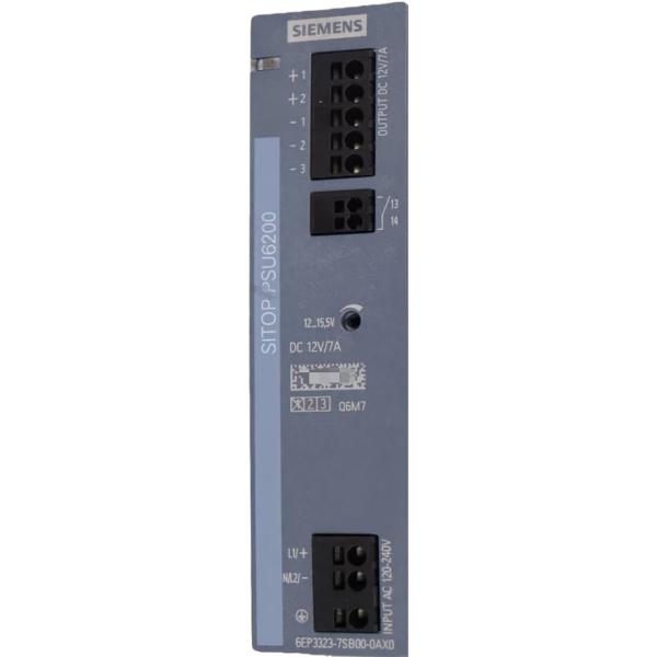 SIEMENS 6EP3323-7SB00-0AX0 SITOP PSU6200 12V/7 A STABILIZED POWER SUPPLY INPUT: