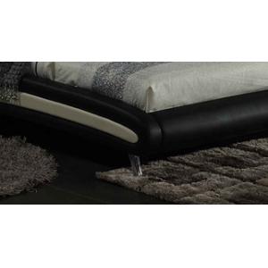 Queen Luxury Italian Beds With USB Connection Simple Design Linen Fabric