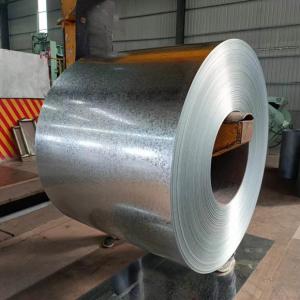 China Dx51d Z60 Galvanized Steel Strip Coil Bright / Embossed Surface on sale