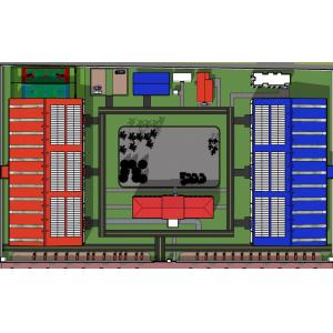 80*40 Customized Steel Structure Workshop Fabricated Steel Frame Construction