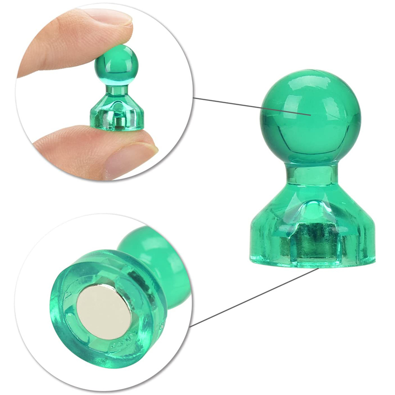 Neodymium Magnetic Push Pin Ndfeb Pin Magnets N35 Grade