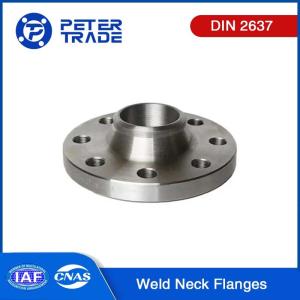 China DIN 2637 Stainless Steel 316 304 Weld Neck Flange WNRF Raised Face PN100 Size DN10 To DN350 in High Pressure Environment on sale