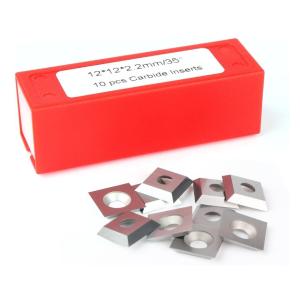 Square Carbide Woodturning Cutters for All Wood Types and Easy to Handle