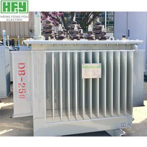 Cheap 3 Phase Double Winding Oil Immersed power Transformer Copper Material outdoor price for sale