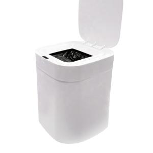 20L Smart Trash Can Rectangular Office Trash Can With Lid And Scale Tray
