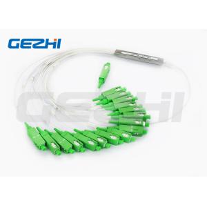 1x2 PLC SC/APC Fiber Optic Splitter FTTH SM 0.9mm G657A1 1m Optical Fiber PLC