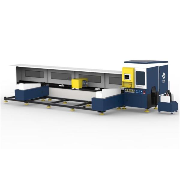 Quality Fiber Optic Laser Cutting Machine Adjustable Speed For Metal Tube wholesale