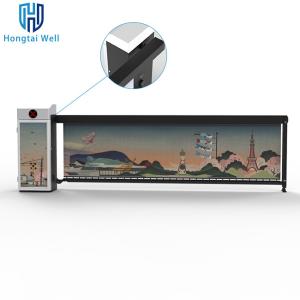 China LED Light Advertising Barriers 200W Automatic Parking 4m Arm Length on sale