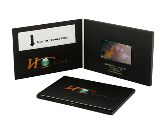 Quality 4.3 inch lcd video brochure card with pms print wholesale
