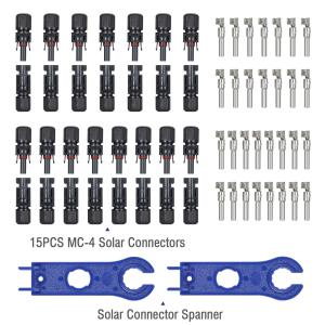 Durable Alloy PV Solar Crimping Tool Kit With 30pcs Male Female MC4 Connector
