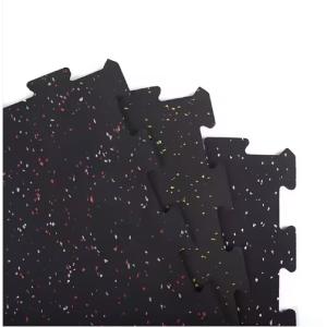 Breathable Lightweight & Cushioned EPDM Interlocking Rubber Mat – Ideal For Gym