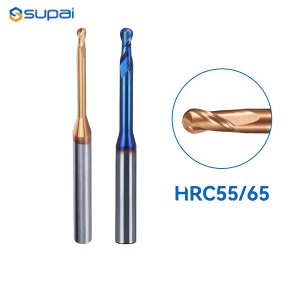 Quality CNC Long Neck End Mill 2 Flutes Machining Customized Overall Length With Coating wholesale