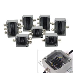 Die-cast Aluminum Distribution Junction Box Waterproof with Terminal Blocks 120