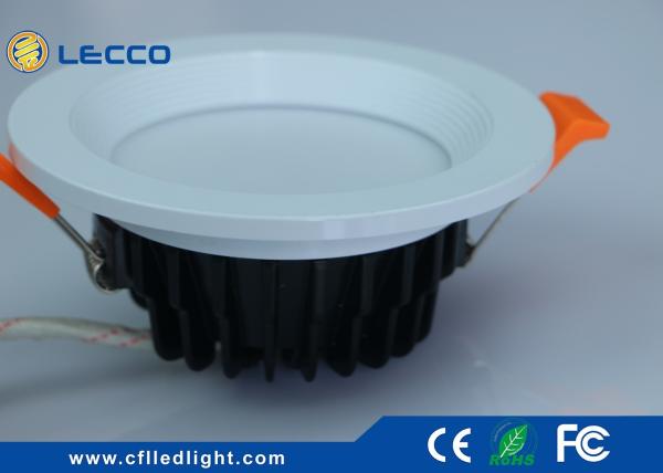 Quality LED Recessed  Downlight 3Watt SMD 5730 Fan Type AL 300 Lumen 85 - 265V Input Voltage 6400 K wholesale