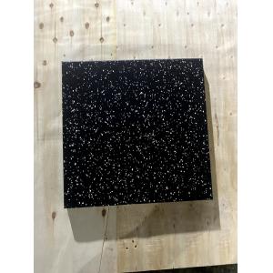 Fire Resistance Gym Rubber Floor Tiles 100cmx100cmx20mm Made with Recycled Tyre