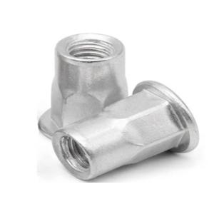 M8 Aluminum 6061 7075 White Anodized Alloy steel Semi Hex Hexagon Countersunk