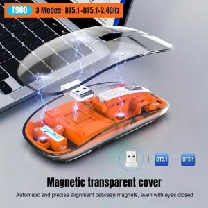 Programmable Ergonomic Gaming Mouse with RGB Lighting and Optical Tracking