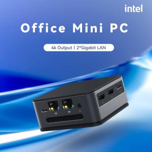 Intel Alder Lake N95 Intel Mini PC LPDDR5 12GB RAM With Dual LAN And 4K HD For