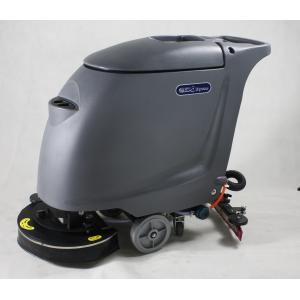 China Electric Hand Push Floor Scrubber With Adjustable Brush Pressure And Pad Drive Included on sale