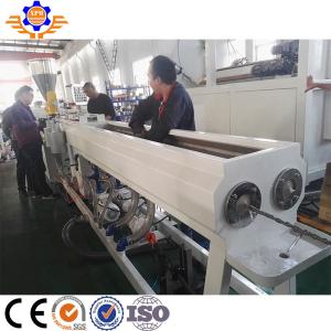 110 To 250MM Twin Screw Pvc Pipe Machine Line Plastic Water Pipe Making Machine