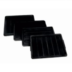 Black Conductive Glossy Lamination ESD Packing Box For Electronics