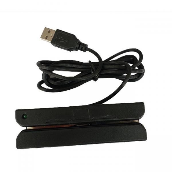 Quality Manual Swipe 90mm MSR Desktop USB Magnetic Card Reader wholesale