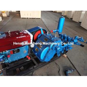 China 100mm Piston Stroke 65mm Cylinder Diameter Drilling Mud Pump With 28HP Changchai Engine on sale