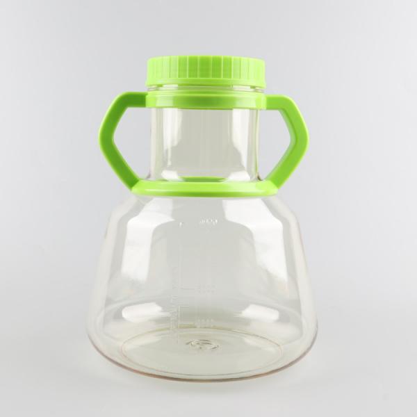 5L Baffled Polycarbonate Shaker Plastic Erlenmeyer Flask