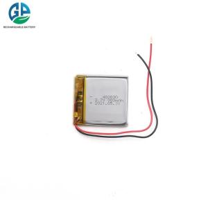 3.7v 300mah Lithium Polymer Battery Pack 303040 Lp303040 Rechargeable Battery