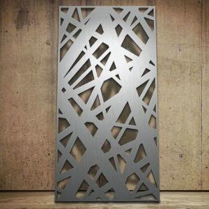 Cheap Silver Vertical Decorative Aluminium Fence Panels For Garden for sale