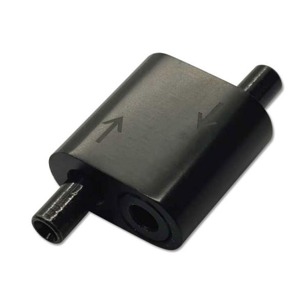 Delicate Two Way 1.5mm Black Cable Gripper Locks By Stainless Steel Wire For