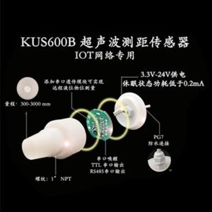 KUS600B Ultrasonic Transducer Sensor / Support hibernation state / PVDF apply to