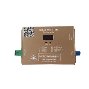 China Lightweight FTTH SC APC WDM Mini Optical Transmitter Adopts Advanced CPU Processing on sale