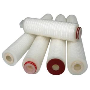 Precision Water Filter Elements 20 Inch 0.2 Micron PP Pleated Filter Cartridge