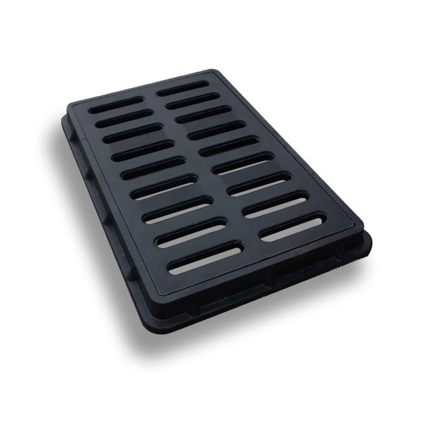 Quality FRP Rectangle Manhole Cover , Grating Frame SMC Manhole Cover 450 X 750mm wholesale