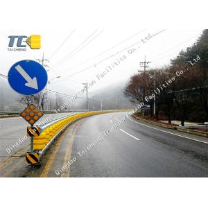 China Construction Safety Barriers With Polyurethane Roller , Bridge Guardrail on sale