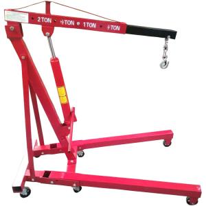 Steel Fold Up Engine Hoist Portable Shop Crane 1t Capacity