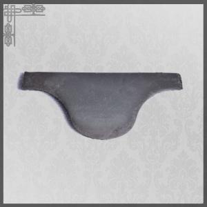 Buddhist Temple Enclose Chinese Clay Roof Tiles Matt Unglazed Weather Proof