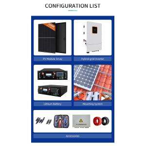 photovoltaic 8kw 10kw home solar power kit with US Voltage standard Split Phase