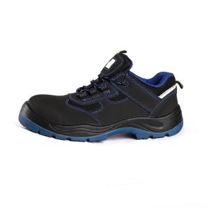 Lace Up Unisex Slip Resistant Leather Microfiber Upper Mesh Breathable Safety