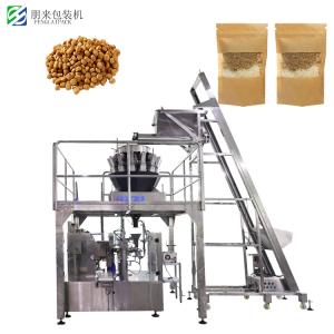 SUS304 Premade Bag Packing Machine PLC Controlled Leakproof For Dried Fruits