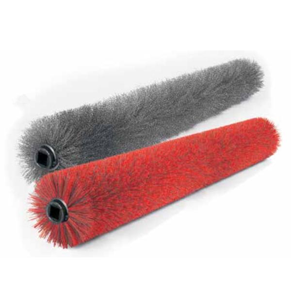 Quality Galvanized Spring Nylon Abrasive Mechanical Broom Sweeper Brush wholesale