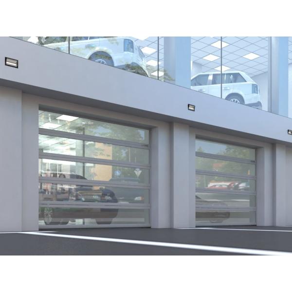 100% Transparency Clear Polycarbonate Mirror Glass Garage Door