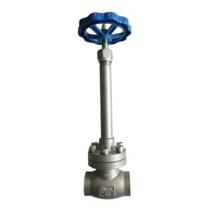 Cheap PN40 Manual Stainless Steel Liquid Cryogenic Gases Globe Valves For LNG LOX LIN LAR for sale