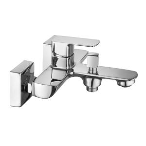 Chrome Wall Mounted Bath Shower Mixer Adjustable Temperature T8031