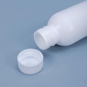 Biodegradable HDPE Round Bulk Plastic Bottles For Chemical Liquid Seal Container