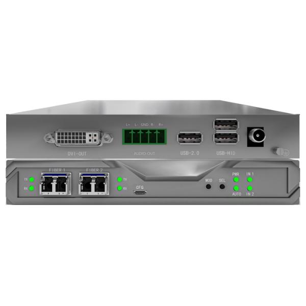 Quality 40 Ports Fiber KVM Matrix Node With 4K60 4:4:4, SFP I/O, Video Wall Card & <16ms Latency wholesale