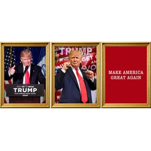 Cheap TRUMP Designs Printing Customized 3D PET Lenticular Poster 3D Lenticular Printing for sale